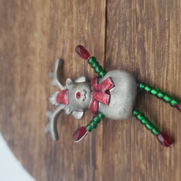 Cool reindeer Christmas 🎄  brooch‎ B502 - Picture 1 of 6